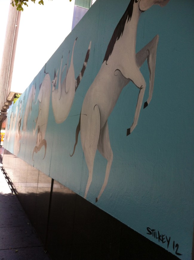 Mike Stilkey, "Zoo Drop"