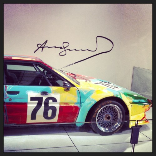 Andy Warhol designed BMW M1 Art Car #4 circa 1979