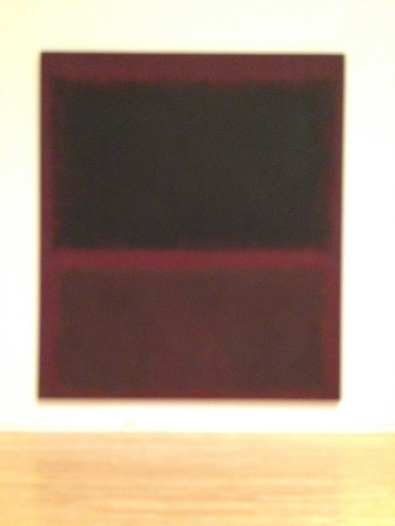 Mark Rothko, "Black on Dark Sienna", 1960