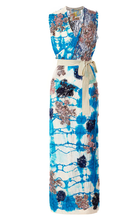 Vintage Vanguard Gregory Parkinson Tie Dye Dress. Photo Credit: Moda Operandi